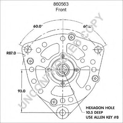 PRESTOLITE ELECTRIC 860563 -  Генератор